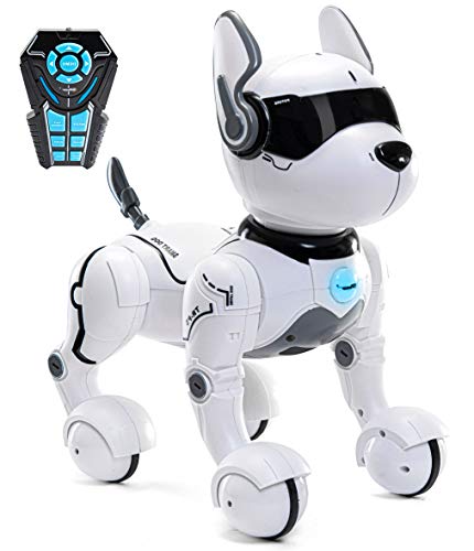 realistic robot dog with fur