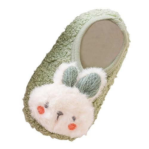 Bblulu Infant Snow Boots Baby Slippers Cozy Fleece Booties Non Skid Gripper Slippers Stay on Socks Shoes First Walking Shoes Warm Socks Newborn Crib Shoes