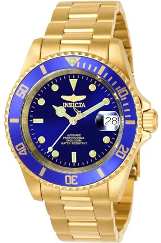 Invicta Men's 8930OB Pro Diver Analog Display Japanese Automatic Gold Watch