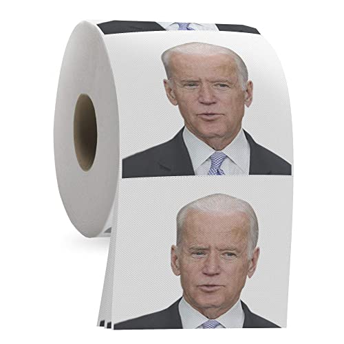 Joe Biden Funny Political Toilet Paper Roll by Gagster - TP Prank Democrat & Republican Election Party Joke Gifts,White Elephant Gift Exchange, Secret Santa, Make your Butt Laugh