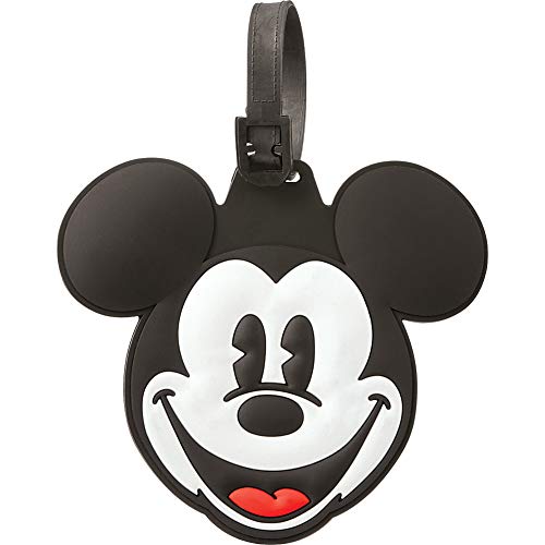 American Tourister Disney Luggage Tag, Mickey Mouse Head, One Size