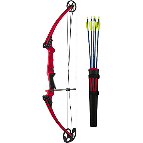 Genesis Original Bow Archery Kit, Right Handed, Red