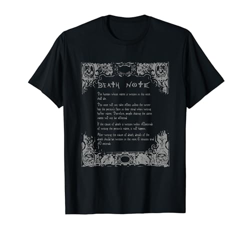 Death Note Actual T-Shirt