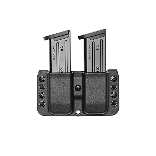 OWB Double Mag Pouch for Springfield XD in 9mm or .40, Glock 43X & 48, Sig P320, & More - USA Made - Total Eclipse Double Mag Pouch by Blade-Tech Holsters