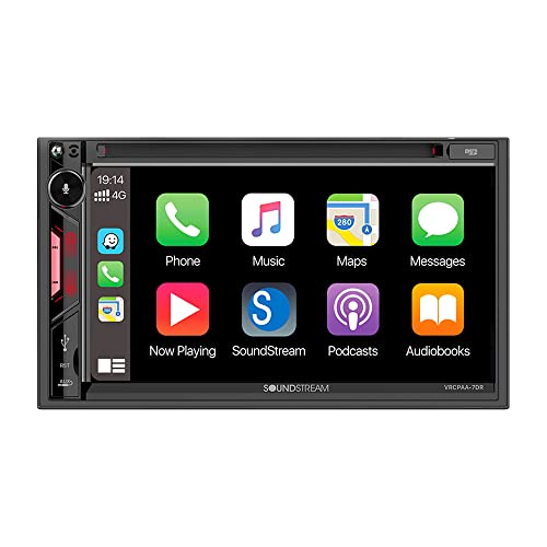 Soundstream VRCPAA-7DR, 7' Multimedia Receiver w/ CarPlay and Android Auto
