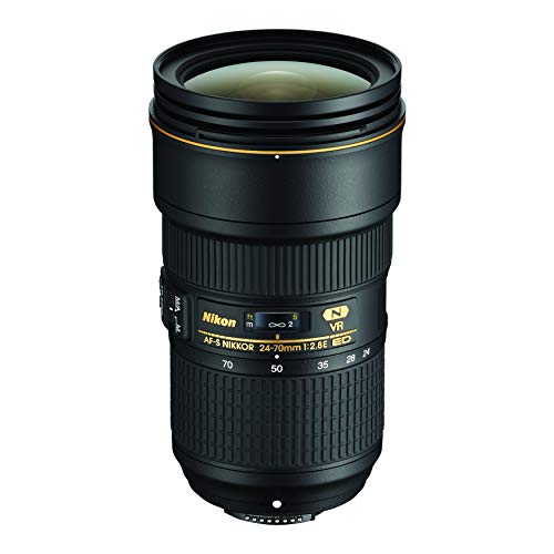 Nikon AF-S FX NIKKOR 24-70mm f/2.8E ED Vibration Reduction Zoom Lens with Auto Focus for Nikon DSLR Cameras