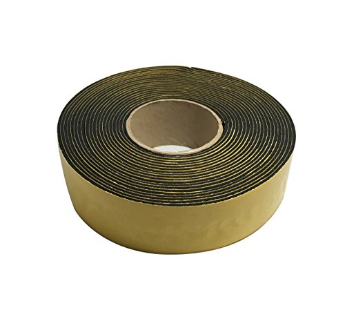 Frost King IT30/8 Rubber Insulation Tape, 2in Wide x 1/8in Thick x 30ft Long, Black