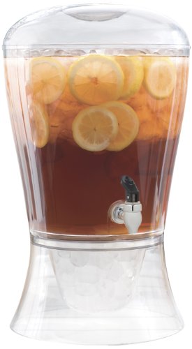 Creativeware 3-Gallon Beverage Dispenser- Poly Prop Beverage Dispenser, Clear