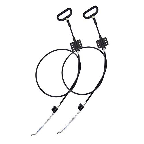 2 Pieces Recliner Release Cable Replacement D-Ring Pull Handle, Exposed Length 4.75' with S Tip