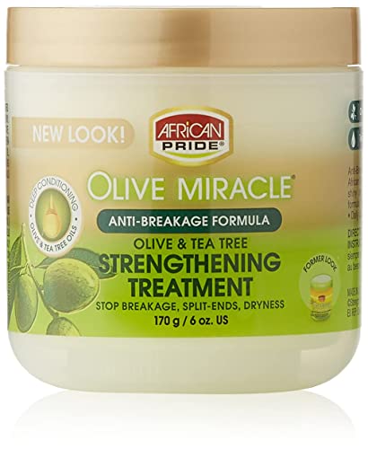 African Pride Olive Miracle Anti-Breakage Creme 6oz Jar