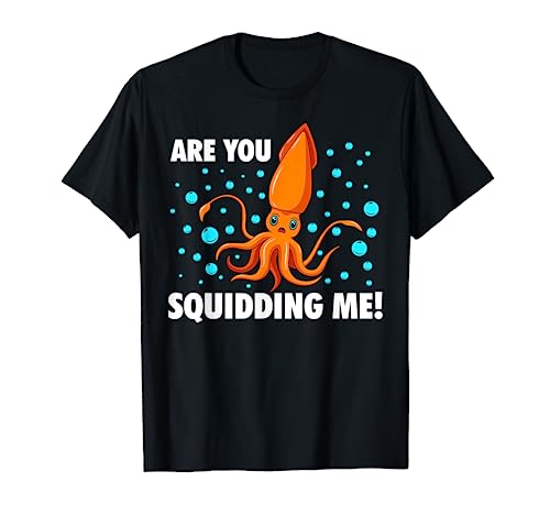 Cool Squid For Men Women Kids Zoologist Octopus Fish Animal T-Shirt