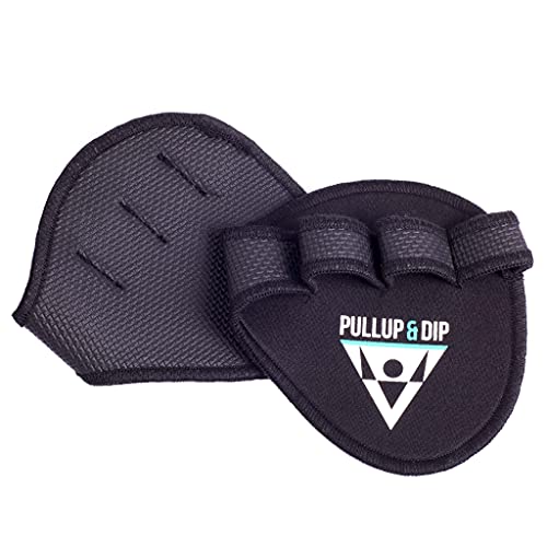 PULLUP & DIP Neoprene Grip Pads Lifting Grips, The Alternative to Gym Workout Gloves, Lifting Pads for Weightlifting, Calisthenics & Powerlifting, No More Sweaty Gym Gloves