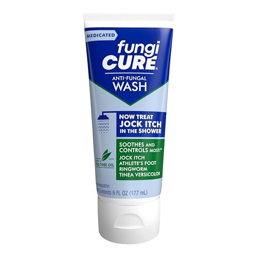 FUNGICURE Medicated Anti-Fungal Jock Itch Wash, 6 Fl Oz