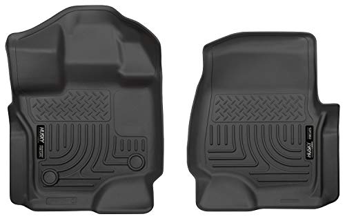 Husky Liners - Weatherbeater | Fits 2015 - 2024 Ford F-150 SuperCrew/SuperCab (Includes 22 - 24 Lightning Model) - Front Liners - Black, 2 pc. | 18361