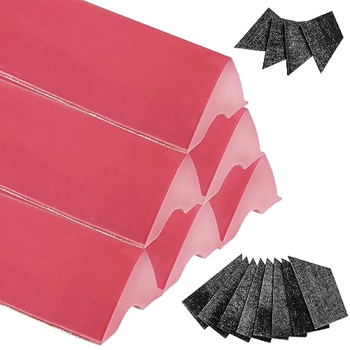 K66 Rubber Bumpers Replacement (Pack of 6) for 8ft Pool Table, Billiard Rail Cushions with 8 Corner Pocket Facings & 4 Side Pocket Facings