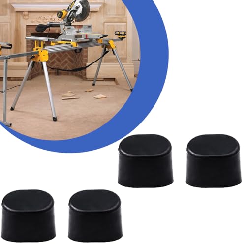 GTPARTES N074647 Table Saw Stand Foot Rubber Pad Compatible with Dewalt DWX723 DWX724 DWX725 Series Miter Saw Stand 4pcs