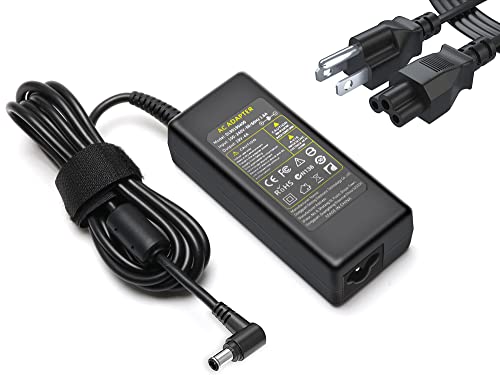 19V Power Cord for Samsung TV 32” UN32 J4000 J4500 J5205 J5003 J525D UN32J4000AF UN32J5205AF UN32J525DAF UN32J5003AF UN32J400DAF A4819-FDY BN44-00837A LCD Monitor Charger,HW-M360 Soundbar Power Supply