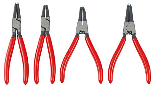 CRAFTSMAN Snap Ring Plier Set, 4-Pack, 7 inch, Straight and Curved Pliers, Stainless Steel (CMMT98339)