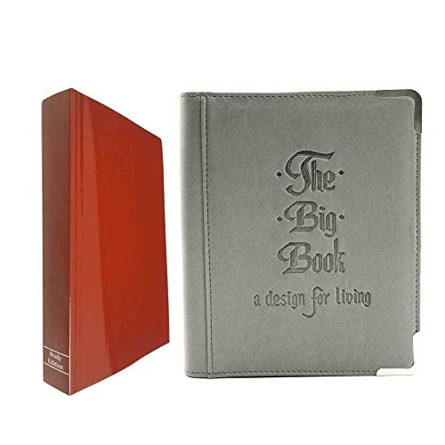 Study Edition Big Book with Gray Bookcover. You get Both. Alcoholics Anonymous Study Edition with Gray AA Bookcover with Big Book Study Edition of Alcoholics Anonymous Included You Get Both