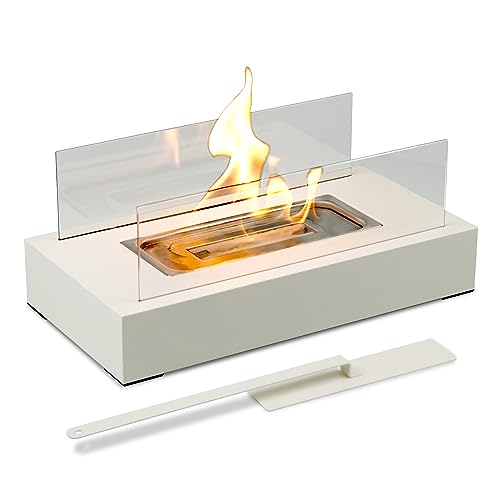 KORNIFUL Tabletop Fire Pit, for Mom, Home Patio Balcony Decorations, Indoor/Outdoor Mini Table Top Firepit Small Fireplace Bowl for Smores Maker, for Women Her Wedding Housewarming