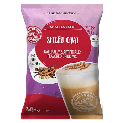 Big Train Spiced Chai Tea Latte Beverage Mix, 3.5 Pound (Pack of 1)