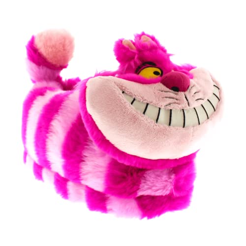 Happy Feet Slippers Officially Licensed Disney and Pixar Character and Figural Alice in Wonderland Cheshire Cat Slippers for Men, Women, and Kids, As Seen on Shark Tank (X-Small)