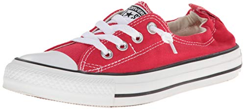 Converse Women's Chuck Taylor All Star Shoreline Low Top Sneaker, Varsity Red, 9