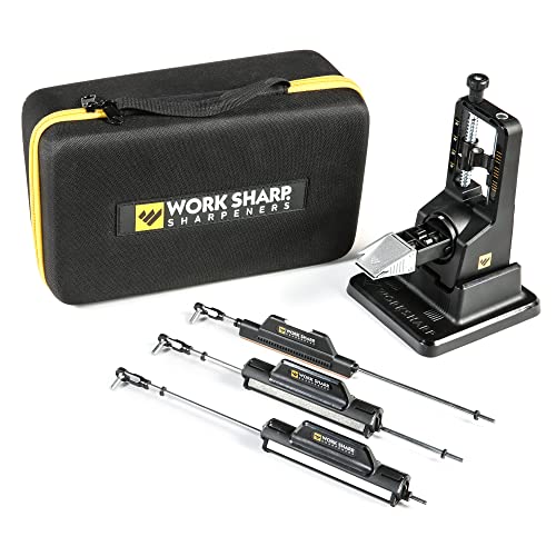 Work Sharp Precision Adjust Elite - Adjustable Knife Sharpening System - For Hunting, Serrated & Kitchen Knives