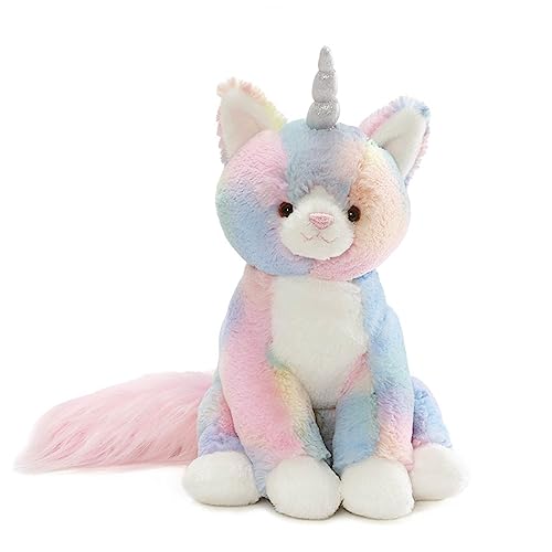 GUND Shimmer Caticorn Stuffed Animal, Unicorn Cat Plushie for Ages 1 and Up, Rainbow, 9'