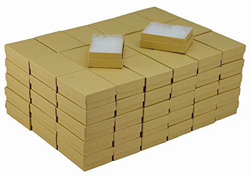 JPB Kraft Cotton Filled Jewelry Box #32 (Case of 100) 3.125 inches x 2.125 inches