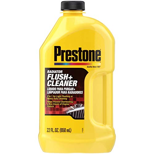 Prestone AS105 Total Cooling Syststem Cleaner for Radiator, Heater Core, and Hoses, 22 oz., 1 pack , (Packaging May vary)