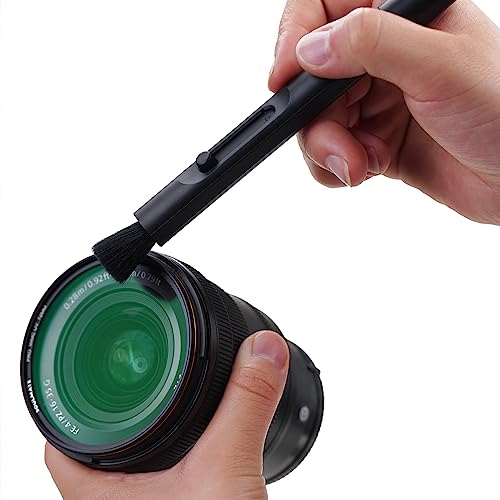EYLIN Lens Cleaning Pen Pro with Brush for Meta/Oculus Quest 2 Quest RiftS HTC Vive Pro Index PS4 VR Headset,DJI Drone,Microsoft HoloLens,Cameras,Optical Lens Dust and Fingerprint Cleaning