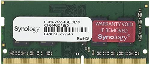 Synology SODIMM Non-ECC RAM DDR4-2666 4GB (D4NESO-2666-4G)