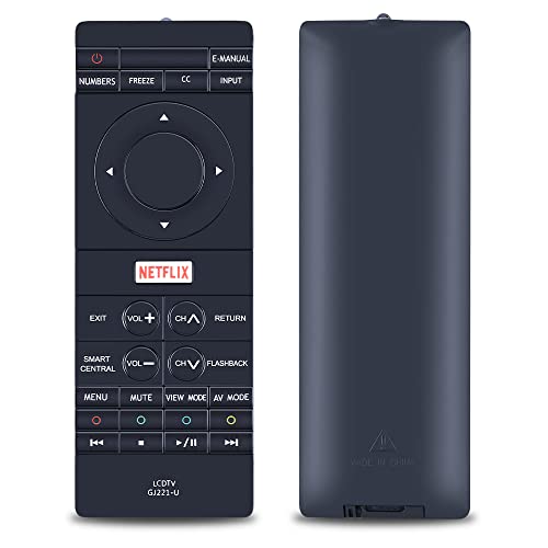 GJ221-U Replaced Remote Control Compatible for Sharp 4K LCD TV LC-43UB30U LC43UB30U LC-50UB30U LC50UB30U LC-55UB30U LC55UB30U LC-65UB30U LC65UB30U