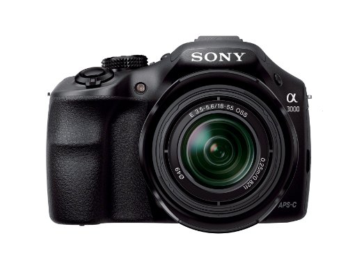 Sony Alpha a3000 ILCE-3000K 20.1 MP Mirrorless Digital Camera - Black - 18-55mm OSS Lens