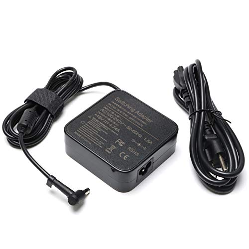 90W Laptop Charger AC Adapter Replacement for K550LA K55A K55N K55VD K52F K52J K53E K53S K53SV K53U K55 K501U K501UX K501UW Q550L K501L K501LX ADP-90YD PA-1900-30 Power Supply Cord 19V 4.74A