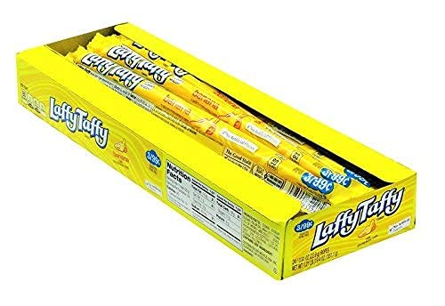 Laffy Taffy Rope Banana 3/99C, 24 Count (SUGAR CANDY - PRE-PRICE MISC)