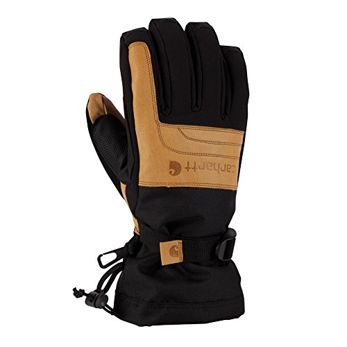 Carhartt Men's Vintage Cold Snap Insulated Work Glove, Black/Barley, Large (Pack of 1)