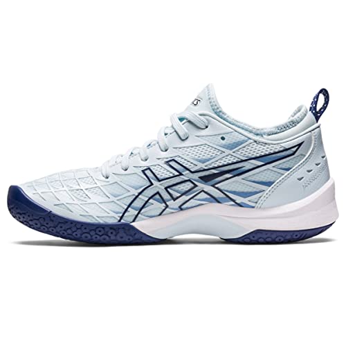 ASICS Women's Blast FlyteFoam 3 Handball Shoes, 8, Sky/Indigo Blue