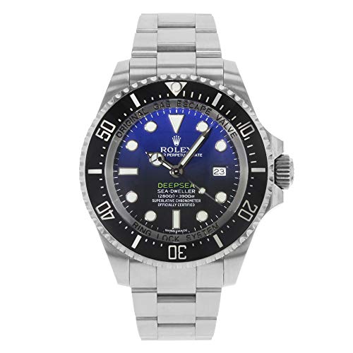 Rolex Deepsea Deep Blue Dial Sea-Dweller Men's Luxury Watch 116660