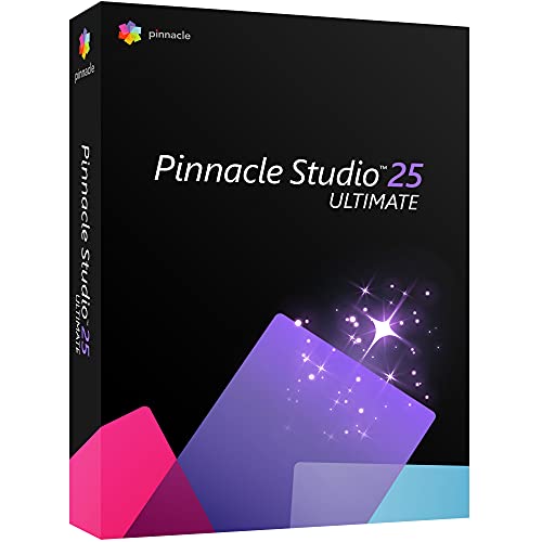 Pinnacle Studio 25 Ultimate | Advanced Video Editing & Screen Recording Software [PC Disc] [Old Version]