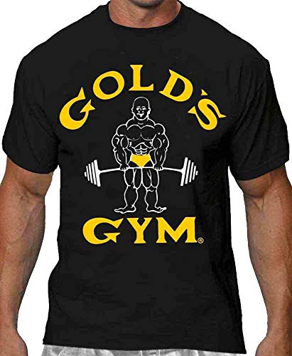 Gold's Gym Basic T-Shirt - Official Licensed - BT-2 (XXL, Black)