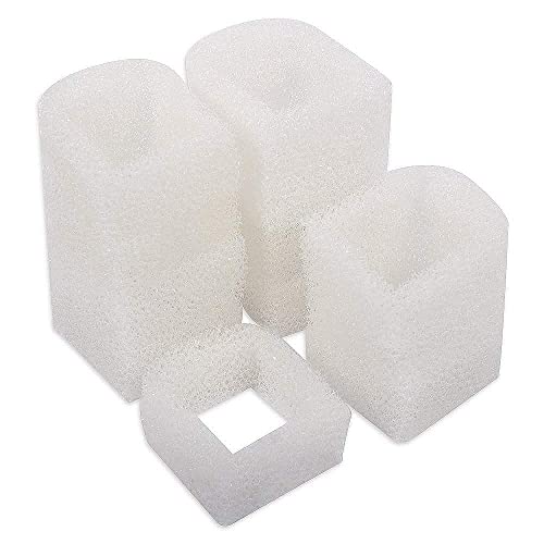 MyfatBOSS Cat Water Fountain Filter Replacement, Pet Fountain Replacement Foam Filters Compatible with Petsafe Drinkwell Pet Fountain Filters for Drinkwell Stainless Steel 360 Pet Water Fountain 12PCS