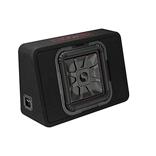 KICKER 46TL7T122 TL7T 12' (30cm) Solo-Baric Subwoofer in Thin Profile Enclosure, 2-Ohm, 600 Watt