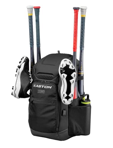 Easton | FLAGSHIP Backpack Equipment Bag | Baseball & Softball | Black