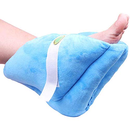 1 Piece Foot Support Pillow-Heel Cushion Protector Pillow for Relieveing Foot Pressure，Blue