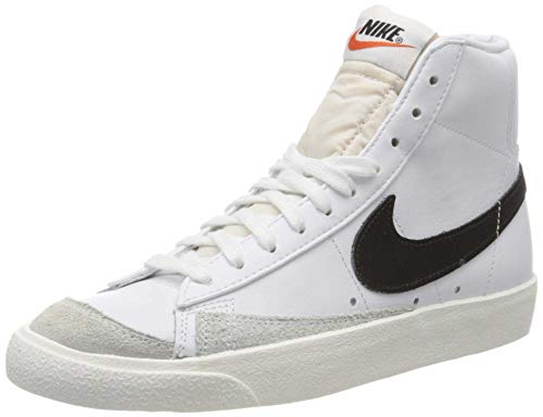 Nike Men's Basketball Shoes, White White Black 000, 8.5 UK