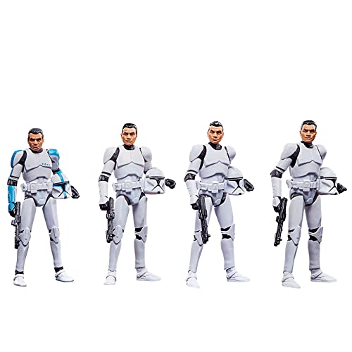 Star Wars The Vintage Collection Phase I Clone Trooper 3.75-Inch-Scale Collectible Action Figure 4-Pack Set F5554 Multicolor by Hasbro Ages 4 and Up