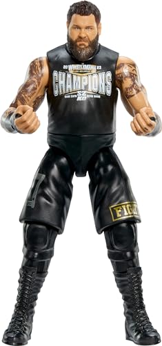 Mattel WWE Action Figures, 6-inch Collectible Kevin Owens with 10 Articulation Points & Life-Like Look