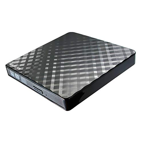 External DVD and CD Movies Disc Burner Optical Drive, for Dell Inspiron 15 13 14 Series Laptop PC 5000 7000 7567 7577 7559 7373 2019 2018 2020, USB 3.0 Portable 8X DVD+-R/RW DL CD-RW Writer